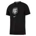 T-shirt graphique rugby Stade Toulousain Nike noir 26/27